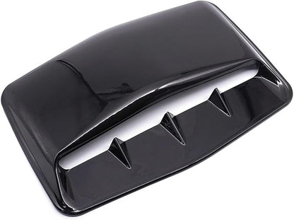 Universal Car Hood Scoop Air Flow Intake Decorative Turbo Bonnet Vent Cover Compatible With Audi And BMW Compatible With VW And Civic(Black)