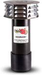 OdorHog Metal Cap Slip On Vent Stack Pipe Filter 3" Black ABS, Removes Outdoor and Sewer Odor Problems (3.0-inch)