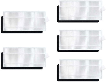 Replacement Filter for Thamtu T21 Robot Vacuum, Washable and Reusable HEPA-Style Air Purifying Filter, Removes of Dust Particles Down to 0.3 Microns, 5-Pack