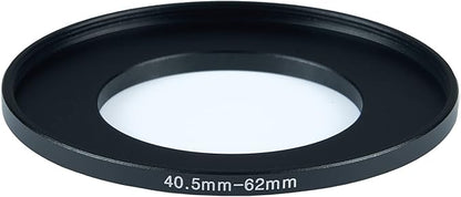 40.5mm to 62mm Step-Up Ring Filter Adapter for All Brands UV ND CPL Metal Ring Step-Up Rings Adapter Filter (40.5mm-62mm)