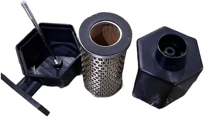 Air Compressor Filter for 2090 Hexagonal Twin Cylinder Air Compressors Offering Enhanced Filtration and Noise Control Features