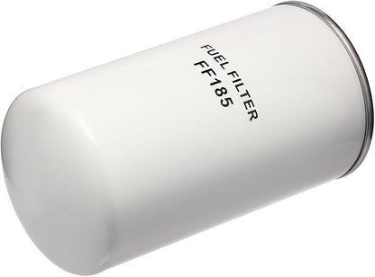 FF185 Spin-On Fuel Filter Heavy Duty Particle Protection Compatible with FLD/FLB/FLC 379/357/320 Replaces V1111845 KW185 25011694