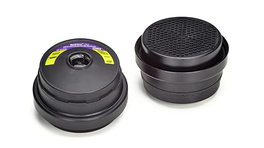 MSA 10080456 OptimAir TL Powered Air-Purifying Respirator Cartridge - OptiFilter: Multigas (AG, AM, FM, HE, OV), Quantity: 6 per Pack, Dusts/Particles/Mists Cartridge