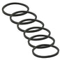 6PCS Kitchen Sink Filter Sealing Ring, Narrow Edge Rubber Gasket for Drain Pipe, Waste Pipe Gasket, 2-inch Drain Pipe Sink Odor Collector Siphon, 52mm Flat Sliding Joint Rubber Ring
