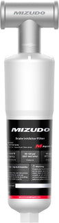 Whole House Scale Inhibitor, MIZUDO AP431 AP430SS Water Softener System, Prevent Scale Build Up On Hot water Heater, Pipes and Boilers