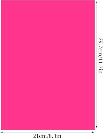 Lystaii 9pcs Gel Light Filter Color Correction Colored Overlays Transparent Color Film Lighting Gel Filter Plastic Sheets Correction 11.7 by 8.3 Inches for Film Video, Photo, Stage (Rose Red)