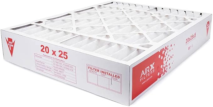 AIRx Filters 20x25x5 MERV 13 HVAC AC Furnace Air Filter Replacement for Honeywell FC100A1037 FC35A1027 CF200A1016, Health 4-Pack, Made in the USA