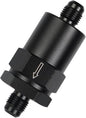 Automotive Tuning Inline Fuel Filter with AN6 Fittings and 30 Overfilter for EFI and Carburetor Systems