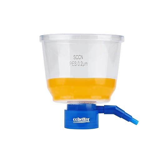 Pack of 18 Diposable Bottle Top Filter 500mL 0.2μm PES Hydrophilic Membrane