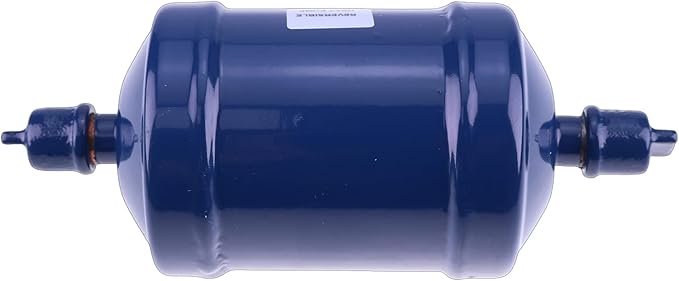 3/8'' Bi-Flow SAE Sweat Liquid Line Filter Drier Heat Pump SFK-083S 92070 for Refrigerant HCFC HFC Straight Cool Air Conditioners R502 R507 R404A from 1 to 5 Tons
