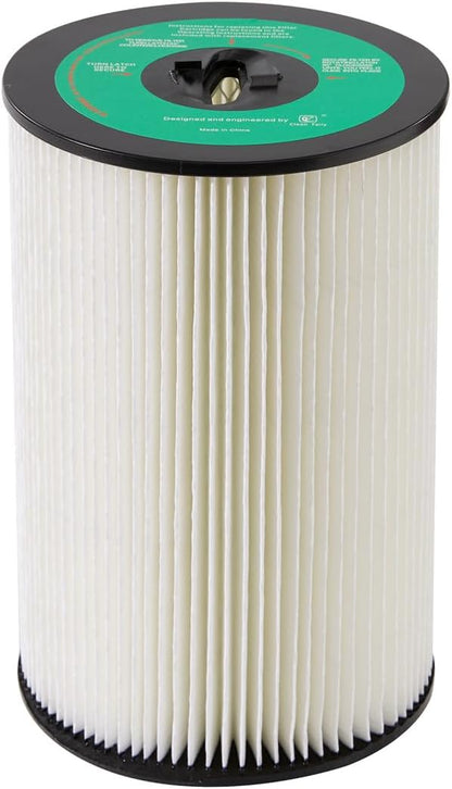 CF Clean Fairy Vacuum Cleaner Filter 1-piece Replacement for Dirt Devil/Titan 10 Inch Cartridge Filter 8107-01 for Vacuflo FC610 FC1550 Royal CS1200