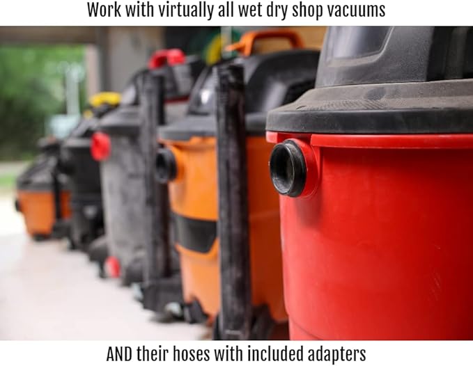 Mullet High-Speed Cyclone Dust Collector for Shop Vacuum - Sawdust Separator, Dust Collectors for Woodworking, Garage, Hobbyist Debris Extraction