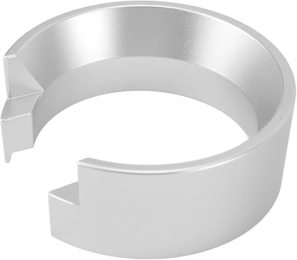58mm Espresso Dosing Funnel, Lightweight Aluminum Portable Filter Funnel, Compatible with 58mm Portafilter (Silver)