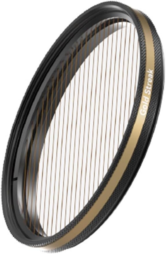 Fotorgear Camera Lens Filter,67mm Clip On Filters Professional Photography for Camera Lens, 67mm Universal Phone Polarizer Filter CPL ND Black Mist Gold Streak for iPhone Xiaomi Huawei(Gold Streak)
