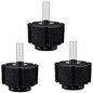 Xy-280 Aquarium Fish Tank Bio-Sponge Filter, Black (3 Pack)