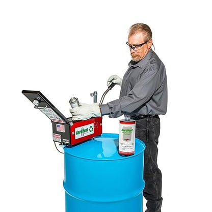 AeroVent 1X Aerosol Can Disposal System with Can Counter (Part #10004700) | Punctures Cans Up to 3" Diameter & 9.75" Length | Safe2Vent Filter | Heavy-Duty Steel | Compliant in 50 States | Made in USA