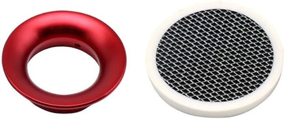 Carburetor Velocity Stack Air Filter Cleaner 55mm Modified Alloy with Sponge Filter Steel Mesh for PWK32-34mm Shortest Fast Intake Suggest Small Displacement (Red New,55mm)