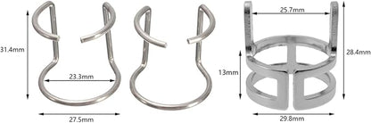 27 Pcs AG60P AG-60 Plasma Cutter Torch Consumables Kit with Roller Guide Wheel Spacer, Nozzles, Electrodes, Ceramic Cups, for Multiple Pilot Arc Plasma Cutters (SG-55/WSD-60 Compatible)