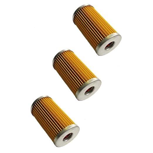 Set of 3 New Fuel Filters Fits Yanmar 3TN82E, 3TN82TE, 3TN84E, 3TNE84-G1A, 3TNE84-G2A, 3TNE84-SA, 3TNE84T, 3TNE88-G1A, 3TNE88-SA, 4TN82E, 4TN82TE, 4TN84E, 4TN84TE, 4TNE84-G1A, 4TNE84-G2A, 4TNE8