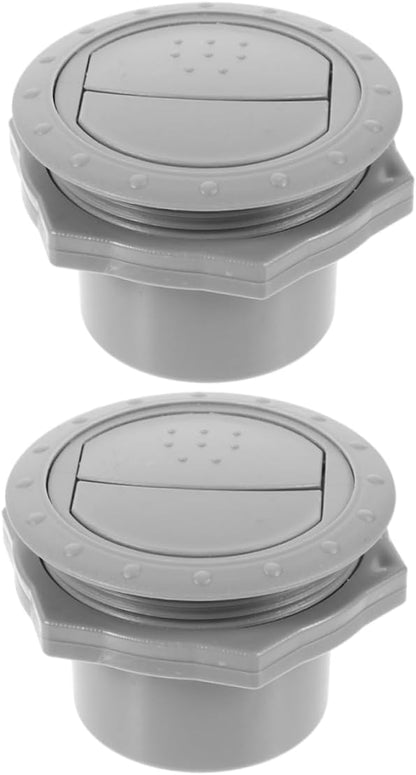 Cabilock 2pcs Air Conditioning Outlet Small Vent Return Adjustable Air Vent Louver Spherical Air Vent Greenhouse Vent Round Vent Foundation Vents Vinyl Soffit Attic Vent Plastic