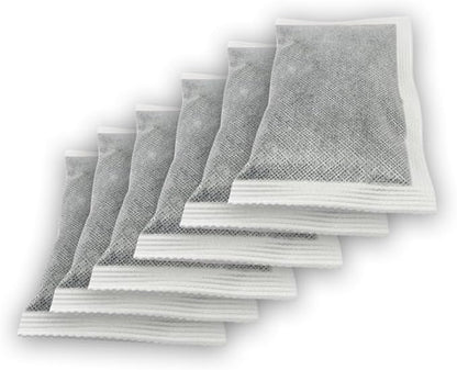 Green Piece® Activated Charcoal Air Filters for Odor Removal - Compatible with ITouchless Trash Cans - Not made or sold by iTouchless - Made and sold by Green Piece - Pack of 6