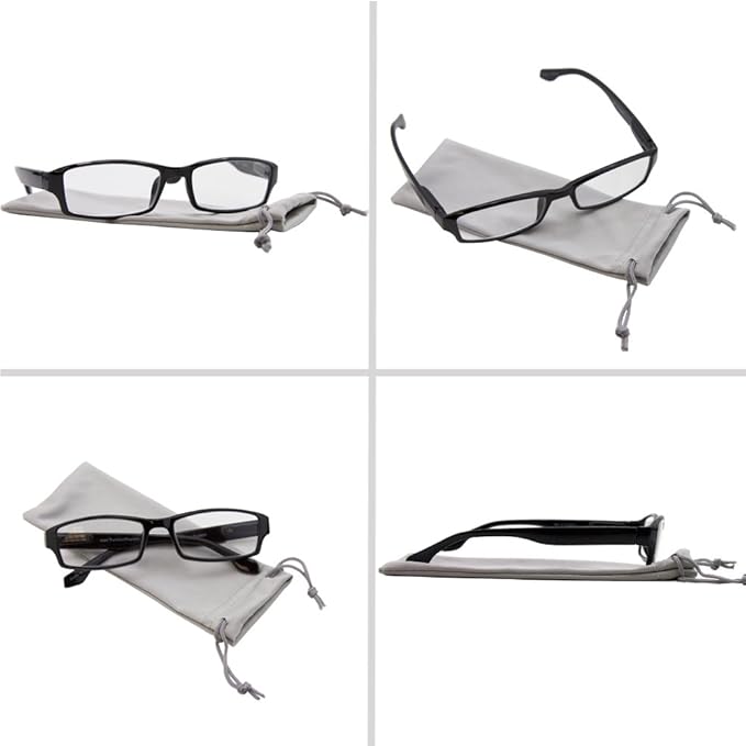 TruVision Readers Reading Glasses, Comfort Spring Hinges for Men and Women, 9501HP