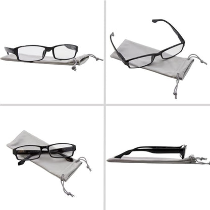TruVision Readers Reading Glasses, Comfort Spring Hinges for Men and Women, 9501HP
