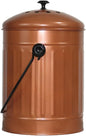 Markson Compost Bin with Airflow Lid and Charcoal Filter 1.5 Gallon Metal Copper