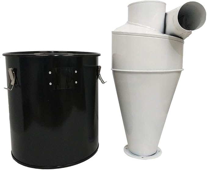 Cyclone Dust Separator Collector 50L Dust Collector Extractor Filter Woodworking for Vacuum,Vacuum Cleaner Collector with 3.94inch Outlet