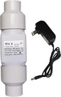 2” 18W Duct Ventilation Fan 50mm with 32mm PVC Pipe Interface 32 CFM Inline Exhaust Booster 12V Air Circulation Vent Blower for Greenhouse