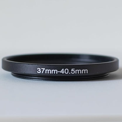 37-40.5mm Metal Step-Up/Down Ring Adapter Compatible with Mirrorless Cameras DSLR Lens, UV CPL ND Filter Thread Converter, Black (37-40.5)