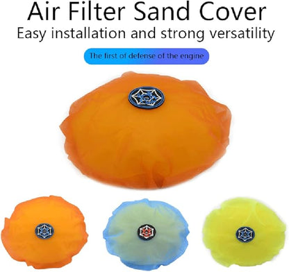 OTOM Universal Motorcycle Air Filter Dustproof Sand Cover Engine Cleaning Air Filter Wrap Fit for dirt bike (Blue)…