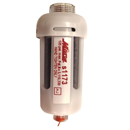 Milton 1173BK Mini Disposable Air Line Desiccant Filter - Box of 50