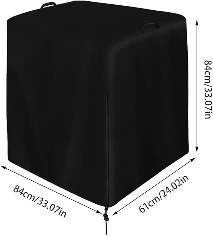 Cover for Pool Pump Filter Sand Cylinder Sunscreen Anti-UV Ground Enclosure Catcher for Swimming Shed Deck Pond(33x24x33 inch)