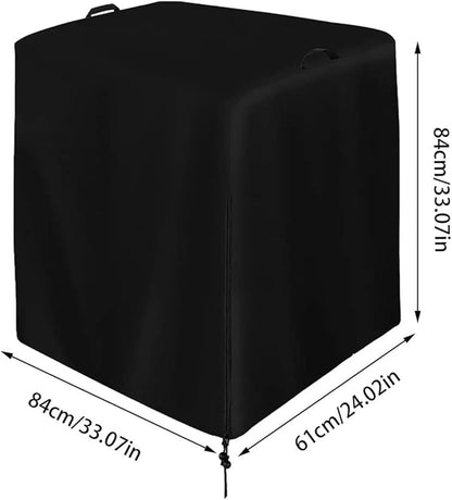 Cover for Pool Pump Filter Sand Cylinder Sunscreen Anti-UV Ground Enclosure Catcher for Swimming Shed Deck Pond(33x24x33 inch)