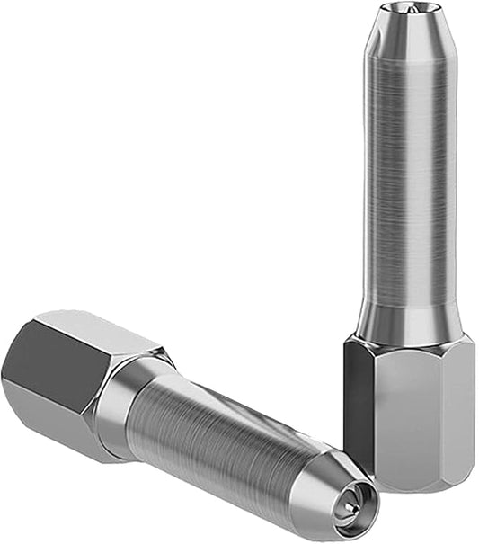 Pack of 2 Grease Nozzles with Leakproof Design & Built in Filter Suitable for Excavators Heavy Machinery Maintenance Fast Release Grease Nozzle