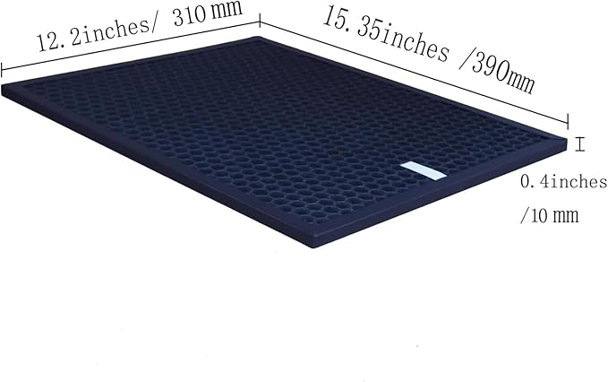 FP-P40CX Replacement Filter Compatible with Sharp FZ-N40HFU Air Purifier Replacement Filter, Replace Part# FZR45HFU, FZ-C46DFU FZ-N60HFU air Filter & Activated Carbon Filter