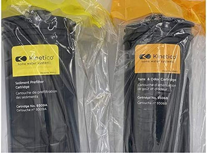 Kinetico K2 or K5 Water Systems Taste Odor and Sediment Pre Filter Cartridge 9309A Yellow & 9306B Orange