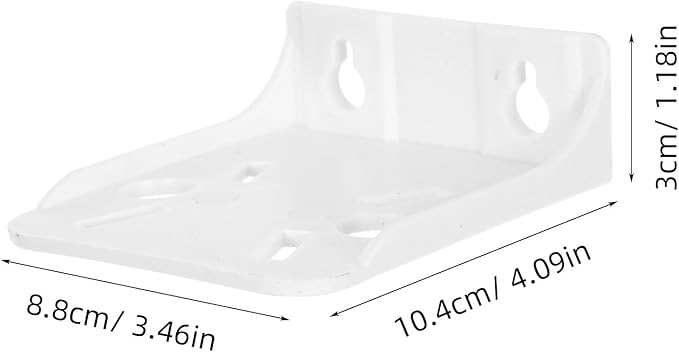 BESTYASH 10 Pcs Wall Mounting Water Filter Brackets Plastic Housing Rack for Kitchen Water Purifier Accessories Easy Tool-Free Installation