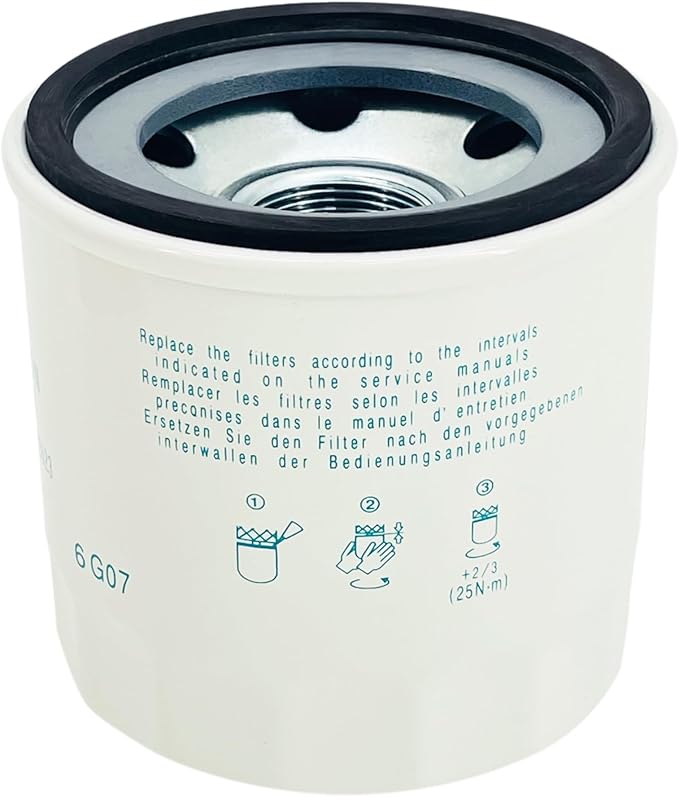 Euros TA040-93230 Air Fil-ter Maintenance Kit Fit For Kubota L2501 L2800 L3200 L3400 L3700SU L3800 HST Tractors Rep HH164-32430/HH3A0-82623 Oil/Hydraulic Suction Filter (White-TA040-93230)