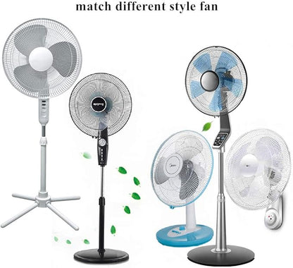 2 Pack-18" Fan Safety Protection Cover,Kid Children Finger Protect Fan Net Guard,Washable Pedestal Fans Dustproof Covers,Summer Fans Safety Dust Covers for Parents of Toddlers(1pcs/Black+1pcs/White)