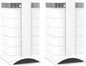 IQAir HealthPro Plus XE Air Purifier - 2-Pack- Smart HyperHEPA Filtration for Large Rooms up to 2250 sq ft - Viruses, Allergens, Smoke, Mold, Dust, Pet Dander, Swiss Made, WiFi Enabled
