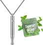 ASTOFLI Quit Smoking Breathing Necklace for Adults - Flavored Stress Breathing Necklace Stop Smoking for Women - Breathlink for Men Meditation Breathe Anxiety Whistle Necklaces inhaler Breathlace