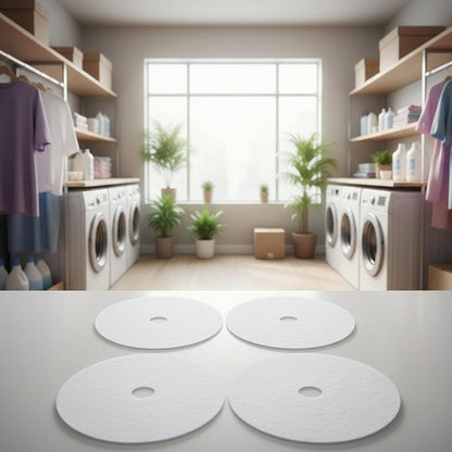 10 PCS Universal Cloth Dryer Exhaust Filter, High-Efficiency Lint Traps Air Intake Paper Filters Portable Dryers Replacement Parts Universal Cotton and Paper Filter Discs for Dryer