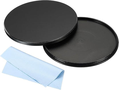 PATIKIL 82mm Lens Cap, Camera Lens Cap Cover Universal Lens Filter Stack Cap Front Metal Protective Case Cover with Cleaning Cloth for Photography Camera Filter