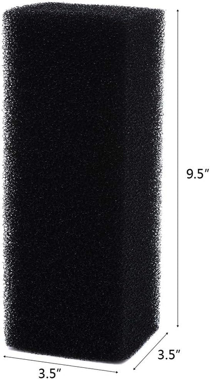 ALEGI Bio Sponge Filter Foam Cut to Fit Media 9.5"x3.5"x3.5", Replacement Insert Compatible to AC 110
