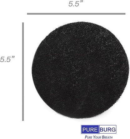 PUREBURG Replacement Filter Compatible with Double K ChallengAir 560 Dryer Instrument Side,12-Pack Cabon Sponge Filter For Air Clean Dust