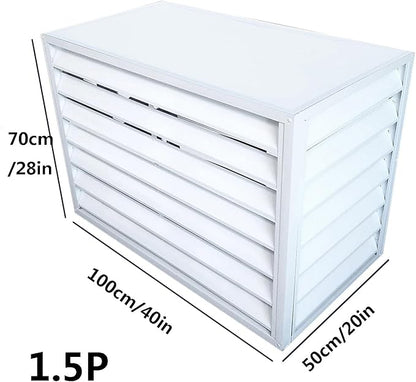 Outdoor air conditioning fence, multifunctional air conditioning privacy screen, outdoor air conditioning hidden protective cover, sturdy and durable,easy to install,suitable for gardens and balconies