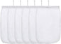 ALEGI Aquarium Filter Media Bag Extra Fine, Reusable 180 Micron Drawstring Mesh Bags for Activated Carbon (12"*8" (6 Pack))