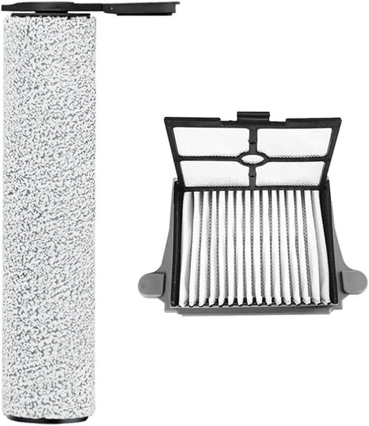 Compatible for Tineco ，Floor One S7， Steam Main Brush Hepa Filter ，Compatible for Tineco ，Floor One S7 ，Steam Wet Dry Vacuum Cleaner Floor Scrubber Parts,Vacuum Cleaner Accessories(A Set)